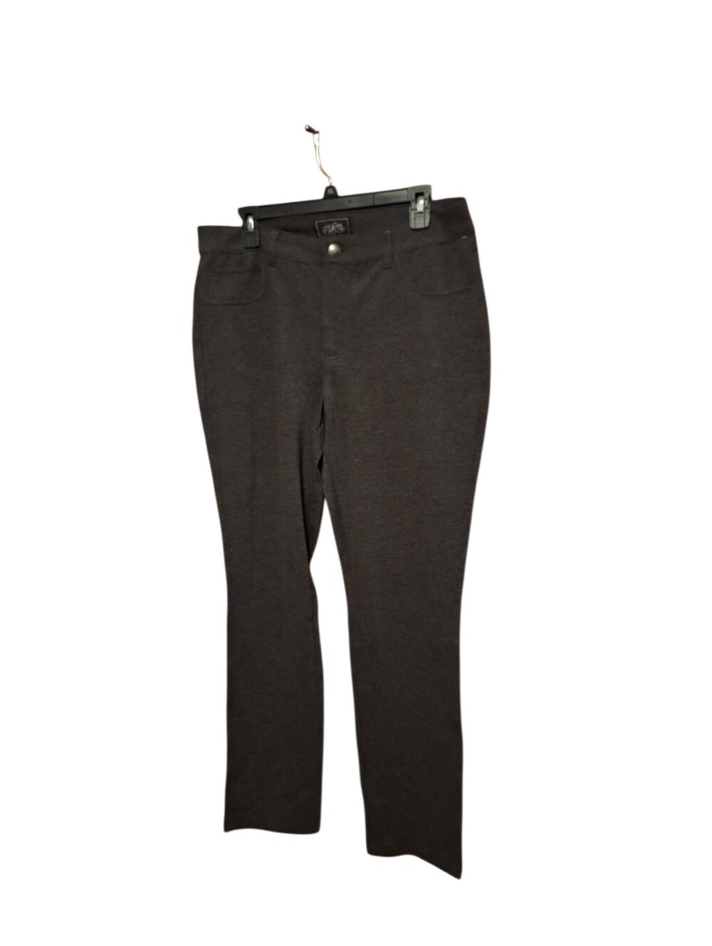 ONE 5 ONE Gray Casual Pants Ladies Plus size 16 Stretchy Career Work NWT